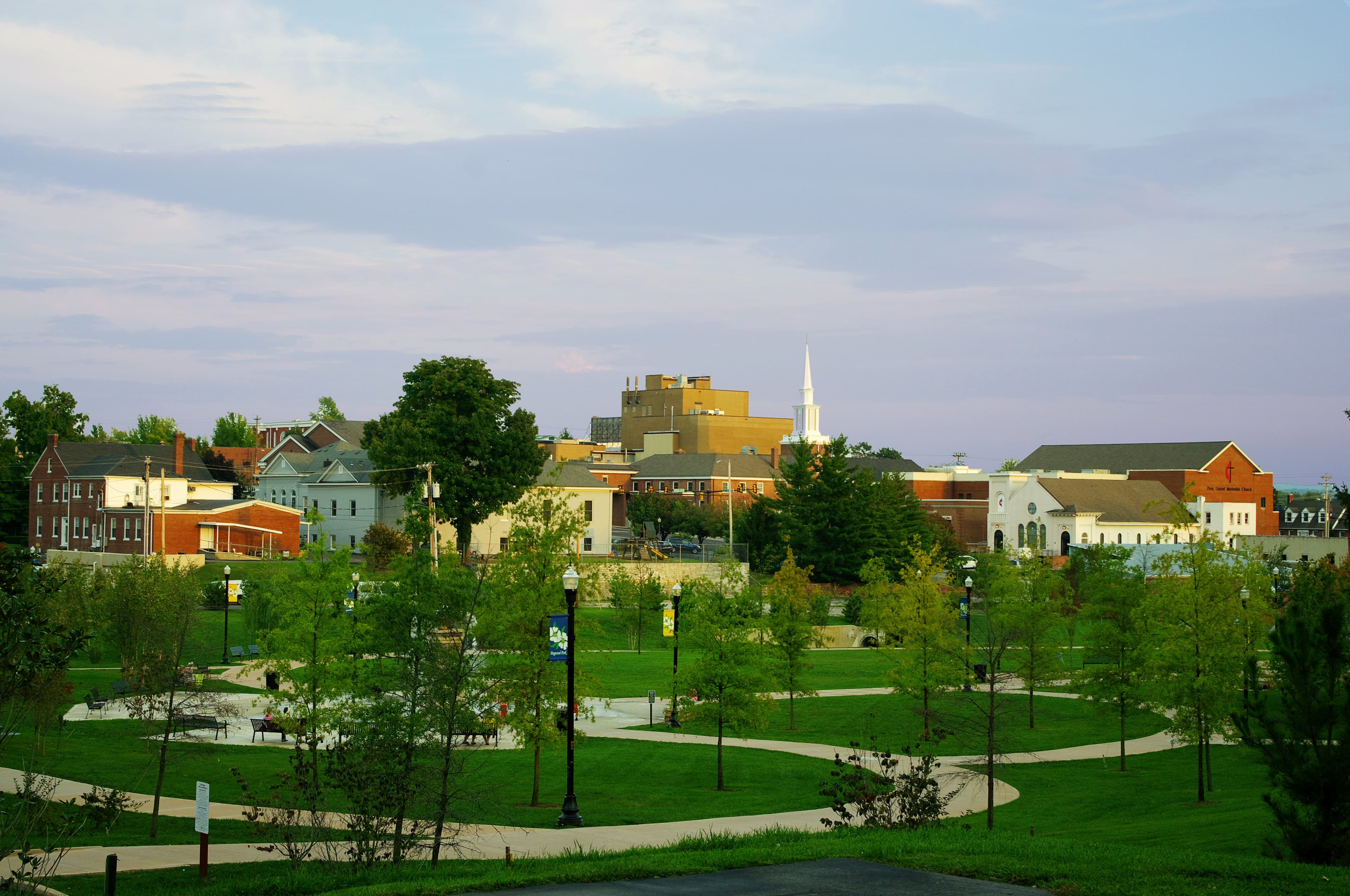 Cookeville, Tennessee at sunset